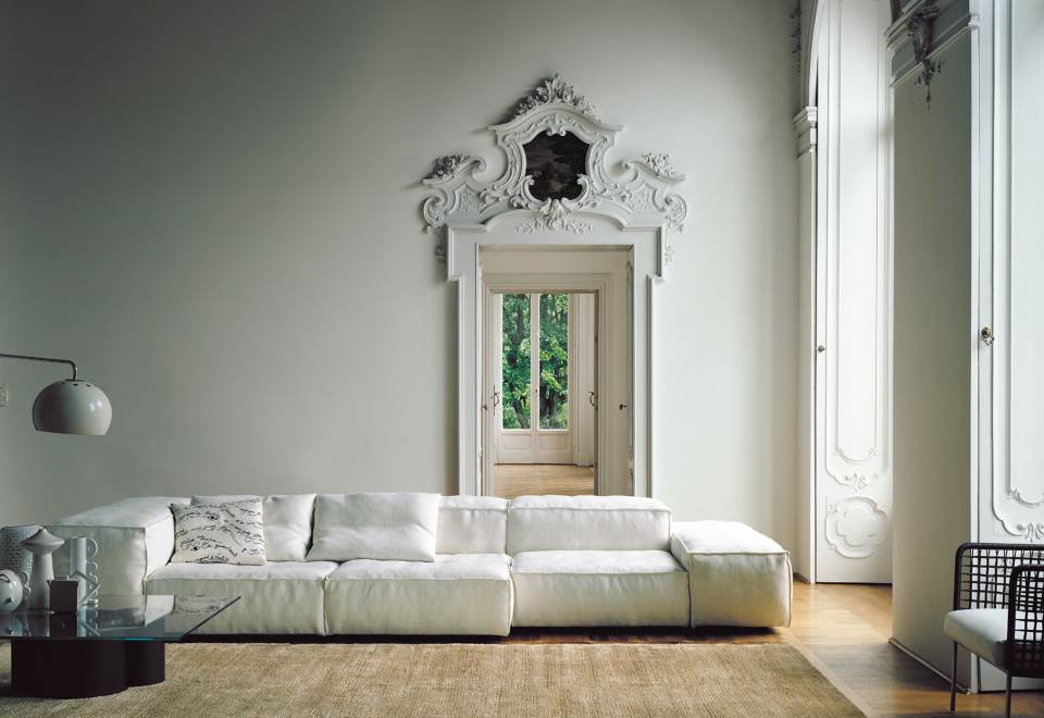 Living Divani Extrasoft Sofa by Piero Lissoni